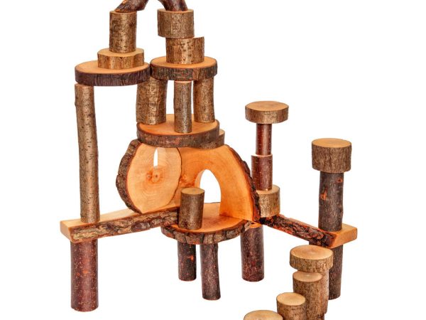 Magic Wood Oiled ecoBlocks 36 Piece Net Bag
