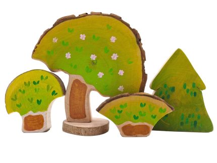 Magic Wood Wooden Tree Set - Spring & Autumn