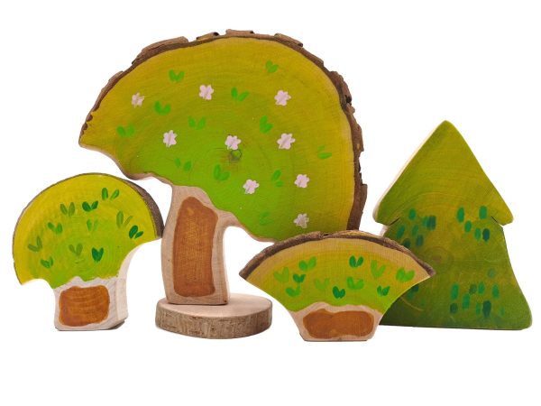 Magic Wood Wooden Tree Set - Spring & Autumn