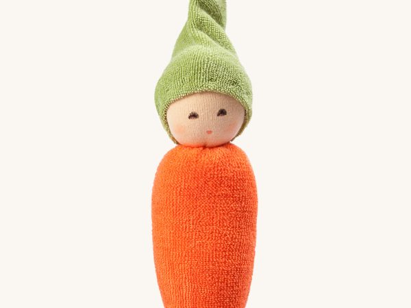 Nanchen Carrot Rattle Doll