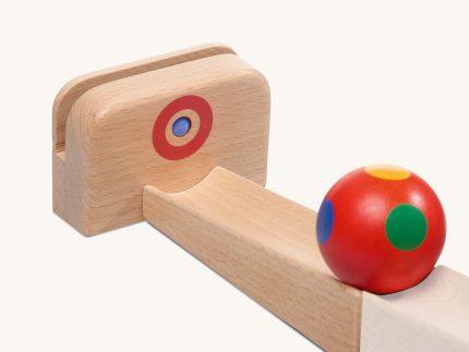 Nic Cubio Wooden Ball Track End with Bell