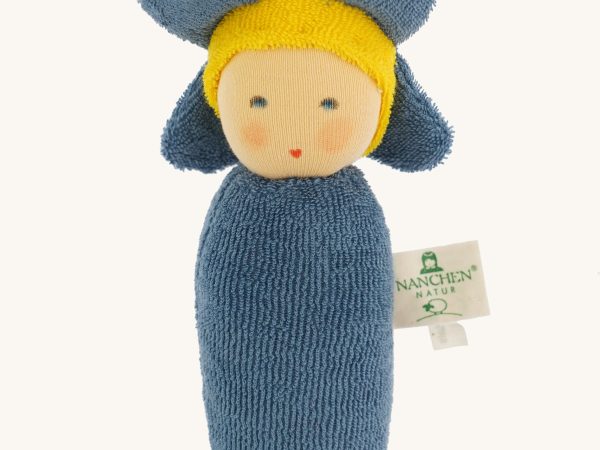 Nanchen Flower Rattle Doll - Forget Me Not