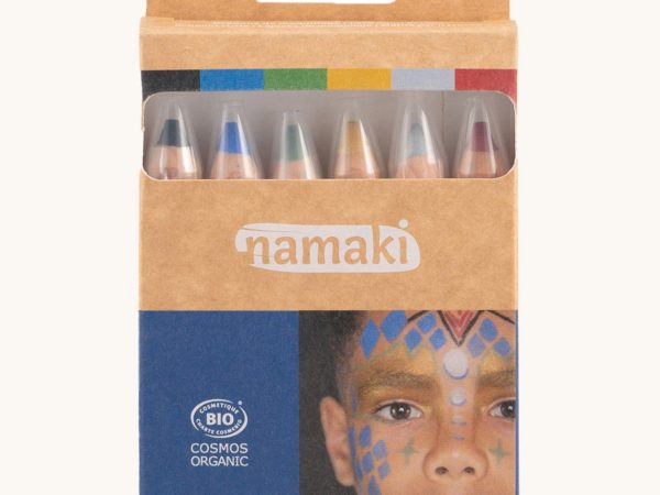 Namaki Natural Face Painting Pencils - 6 colours - Intergalactic Worlds