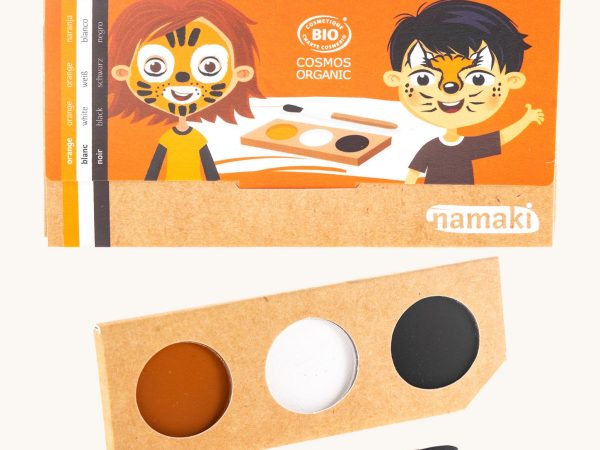 Namaki Natural Face Paint Kit - 3 Colours - Tiger & Fox