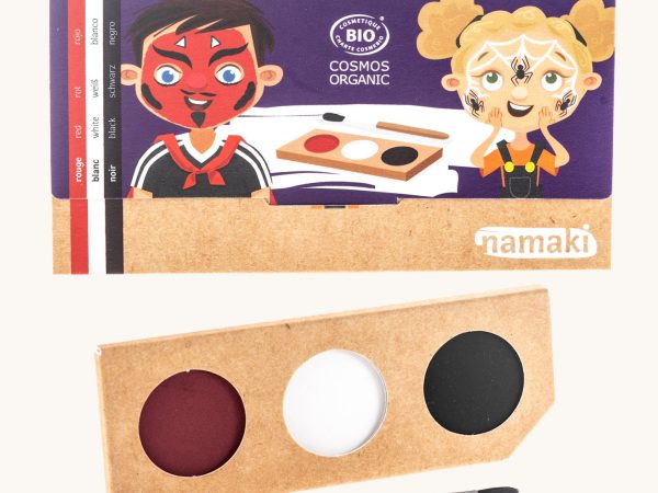 Namaki Natural Face Paint Kit - 3 Colours - Devil & Spider