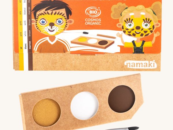 Namaki Natural Face Paint Kit - 3 Colours - Lion & Giraffe