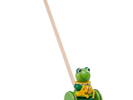 Nic Push Along Frog King