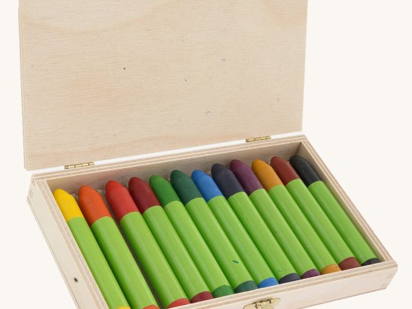 OkoNorm 12 Beeswax Crayons & Wooden Box