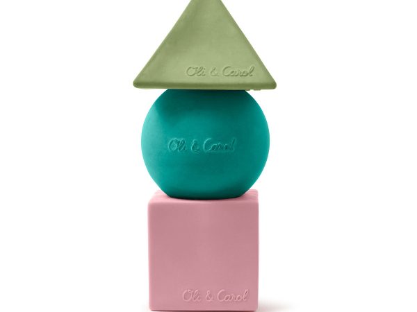 Oli & Carol X Bauhaus Movement Floating Geometric Blocks Pastel