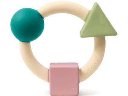 Oli & Carol X Bauhaus Movement Teething Ring Pastel Colours