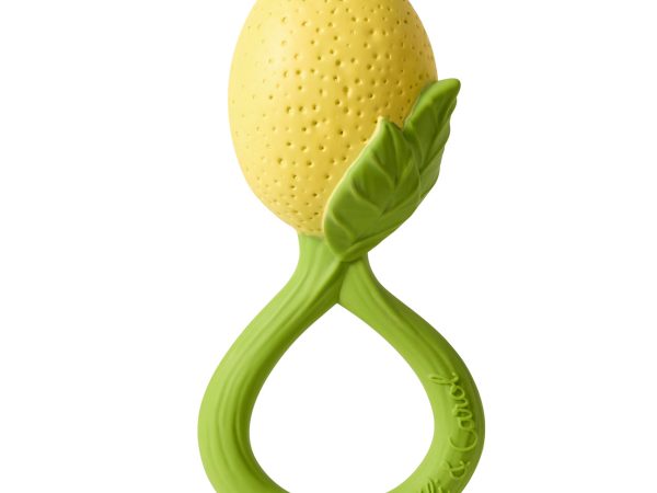 Oli & Carol Lemon Rattle Teether