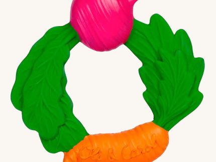 Oli & Carol Natural Rubber Veggie Teething Ring