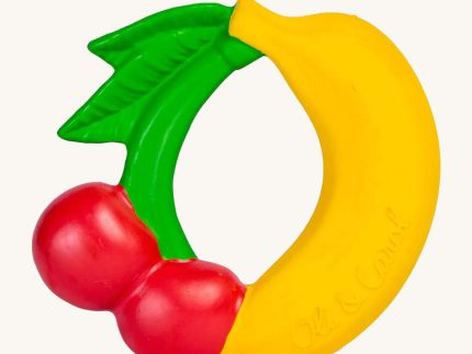 Oli & Carol Natural Rubber Fruit Teething Ring