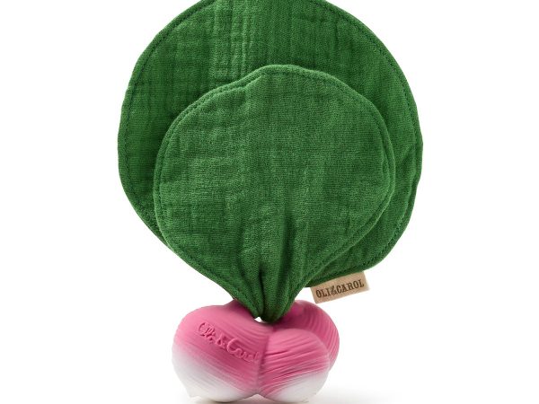 Oli & Carol Ramona the Radish Mini Doudou Baby Teether