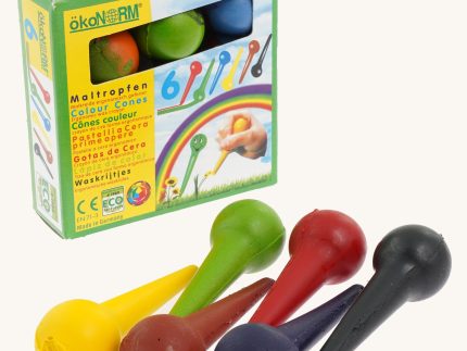 OkoNorm Cone Wax Crayons - 6 Colours