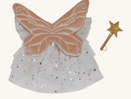 Olli Ella Dinkum Doll Fairy Outfit Set - Pearl