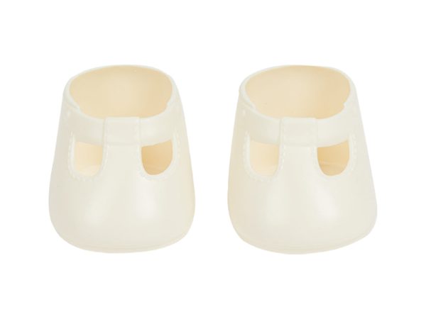 Olli Ella Dinkum Doll Shoes - Cream