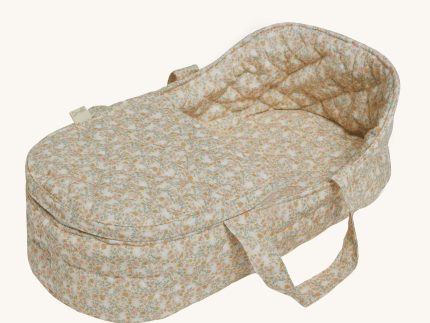 Olli Ella Dinkum Dolls Quilted Carry Cot - Garden Floral