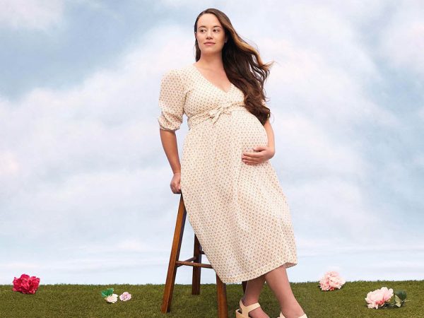 Olli Ella Flora Organic Cotton Wrap Dress - Posey Tile