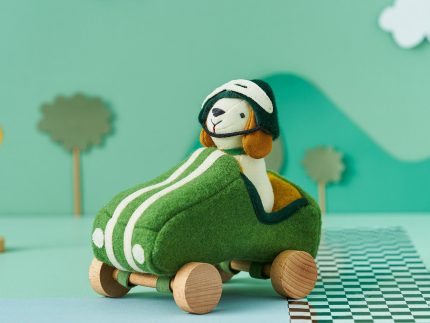 Olli Ella Holdie Dog-go Green Racer Puppy