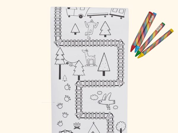 Olli Ella Mini Playpa Colouring Set - Forest