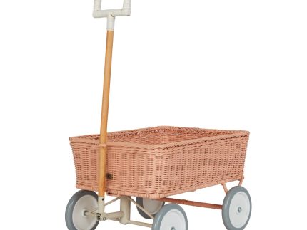 Olli Ella Rattan Wonder Wagon - Rose