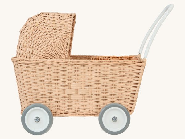 Olli Ella Rattan Strolley - Seashell