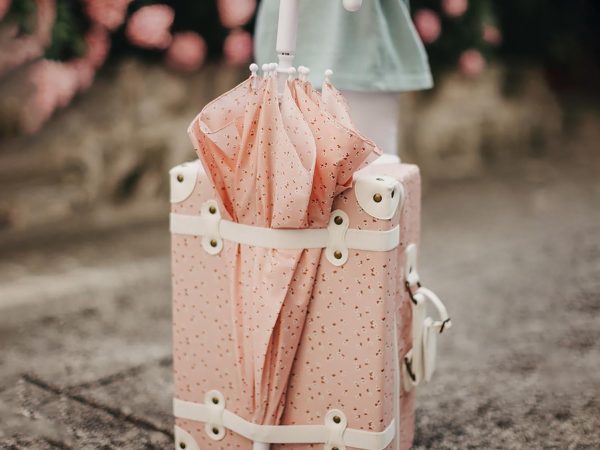 Olli Ella See-Ya Umbrella - Pink Daisies