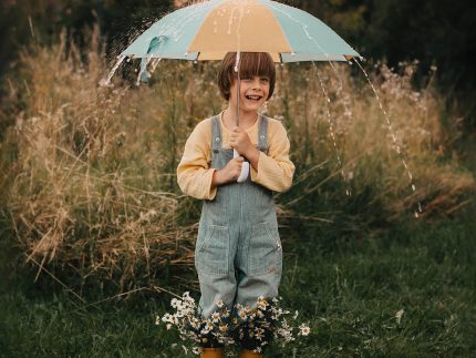 Olli Ella See-Ya Umbrella - Blue Butter