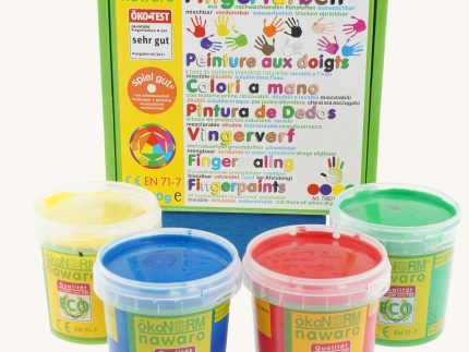 OkoNorm Finger Paints - 4 Primary Colours