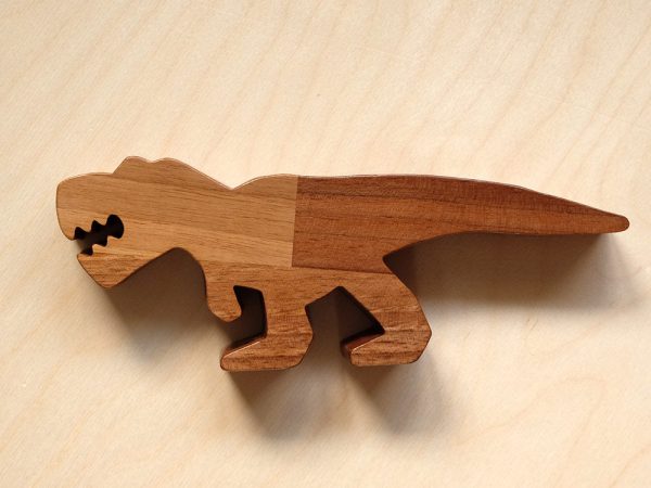 O_wow Handmade Walnut T-Rex