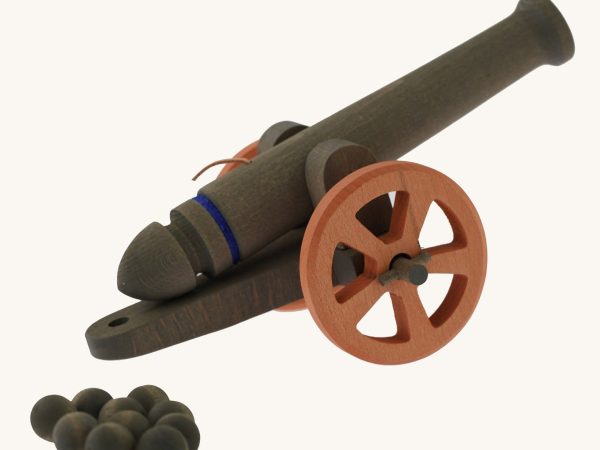 Ostheimer Large Cannon with 10 Cannonballs