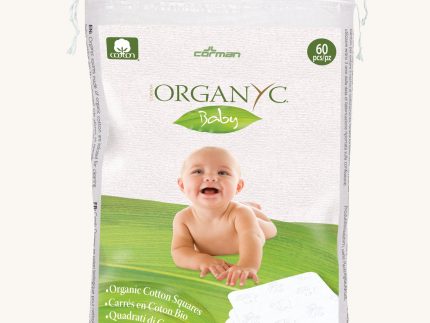 Organyc Organic Cotton Baby Squares - 60 Pack