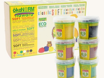 OkoNorm Play Dough Set - 6 Classic Colours