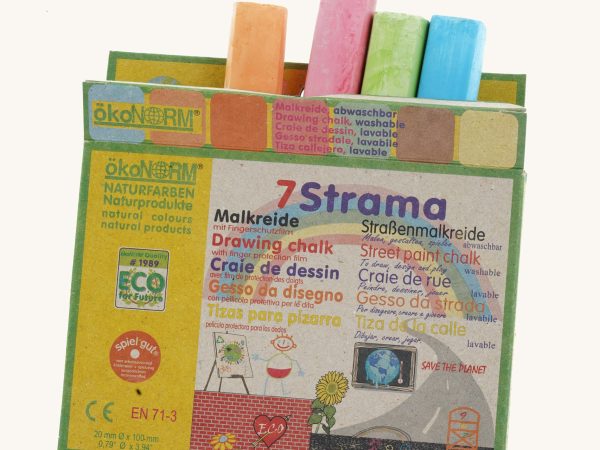 OkoNorm Pavement Drawing Chalks - 7 Pack