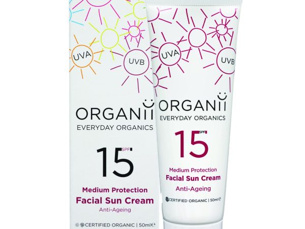 Organii SPF15 Anti Ageing Facial Sun Cream 50ml