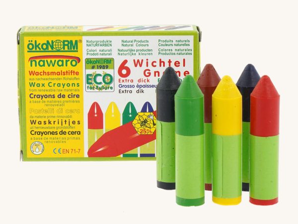 OkoNorm 6 Stubby Beeswax Crayons