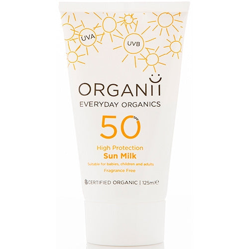 Organii SPF50 Sun Milk 125ml