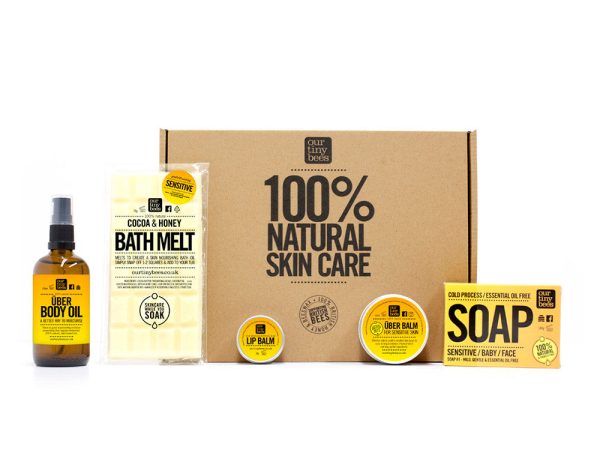 Our Tiny Bees Sensitive Large Skincare Gift Set