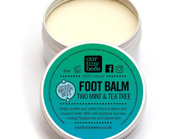 Our Tiny Bees Mint & Tea Tree Beeswax Foot Balm