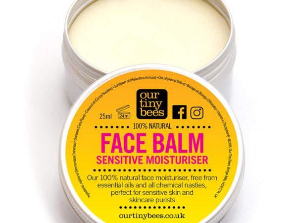Our Tiny Bees Beeswax Face Balm For Sensitive Skin