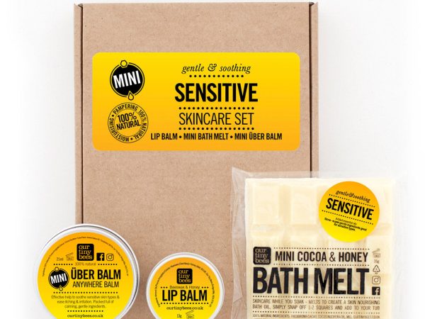Our Tiny Bees Mini Sensitive Skincare Gift Set