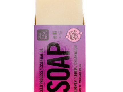Our Tiny Bees Cold Pressed #5 Juniper Soap
