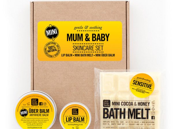 Our Tiny Bees Mini Mum & Baby Skincare Gift Set