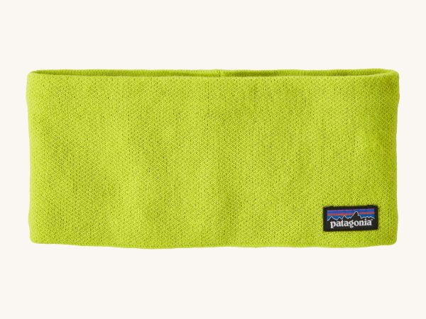 Patagonia Adult Powder Town Headband - Phosphorus Green