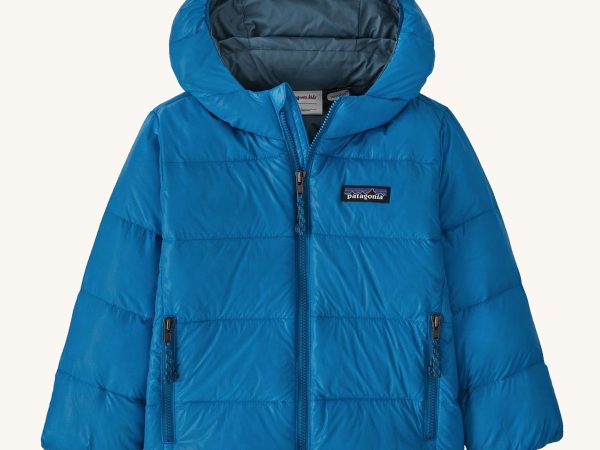 Patagonia Baby Hi-Loft Down Sweater Hoody Vessel Blue