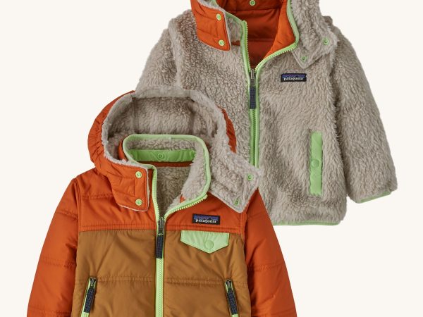 Patagonia Baby Reversible Tribbles Hoody - Nest Brown
