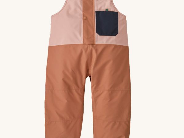 Patagonia Baby Snow Pile Bibs - Mallow Pink
