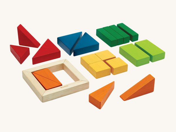 PlanToys Coloured Fraction Blocks