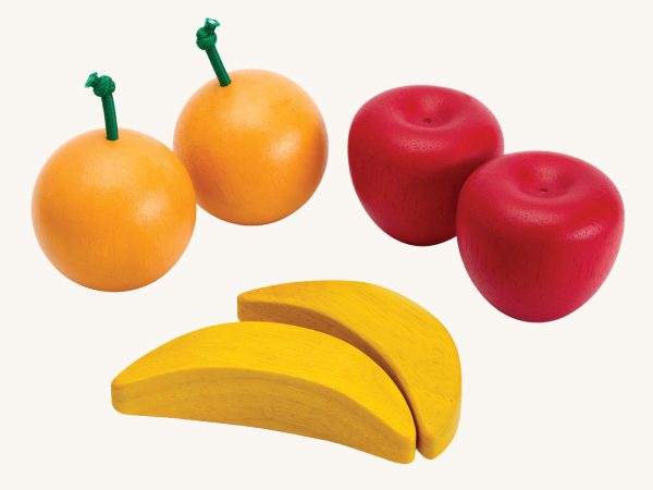 PlanToys Fruit Set - Apples, Oranges & Bananas
